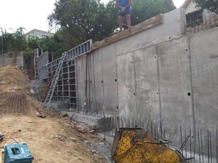 Mur de soutènement Cannes