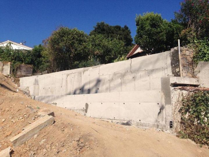 Mur de soutènement Cannes