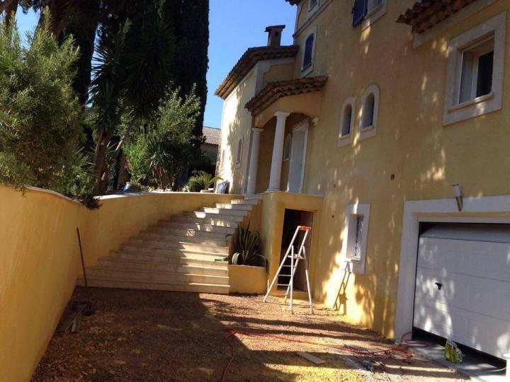 Rénovation d'une entrée Cannes