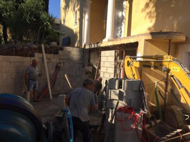 Rénovation d'une entrée Cannes