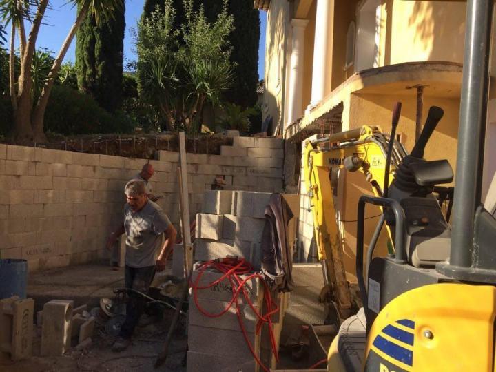 Rénovation d'une entrée Cannes