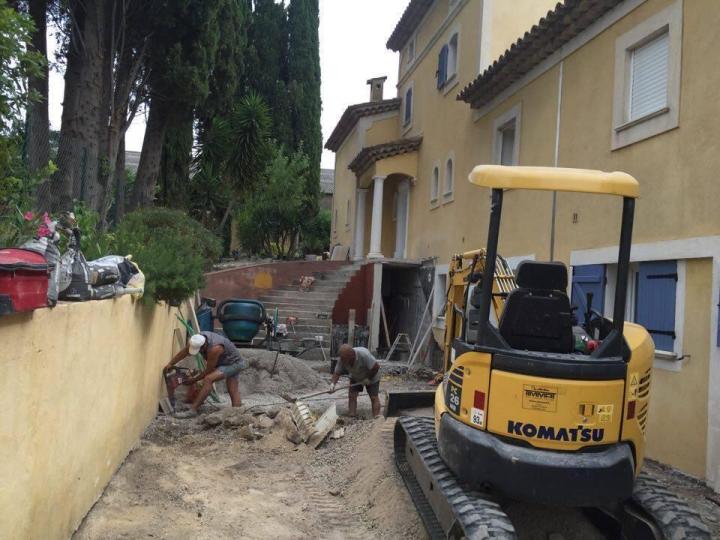 Rénovation d'une entrée Cannes